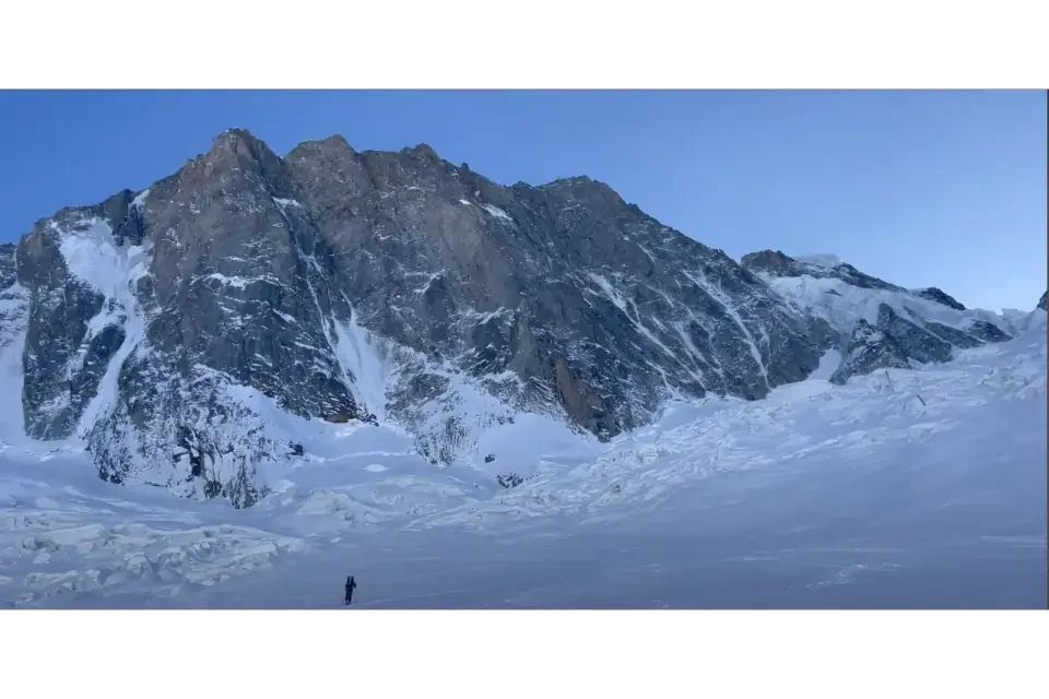 Grand Jorasses cestou Croz Spur